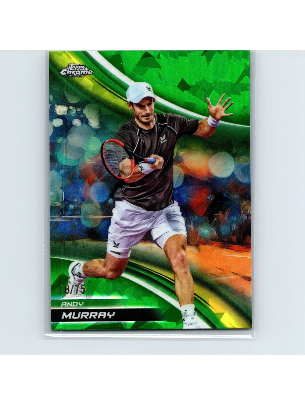 2025 Topps Chrome Tennis Sapphire Andy Murray #180 Green Refractor #/75